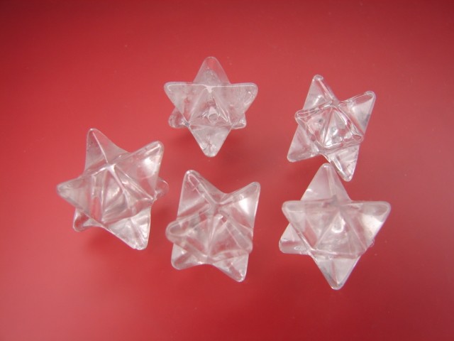  Merkaba  z kryształu górskiego.