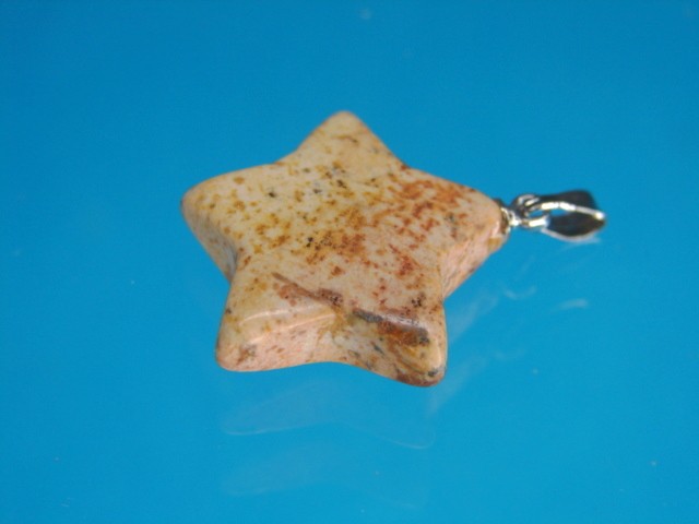 gwiazdka z jaspisu Kalahari * wisiorek