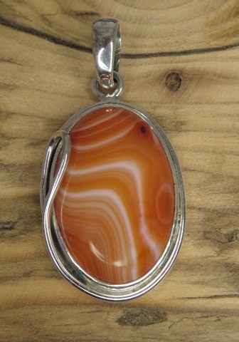 agat pomarańczowy * wisior