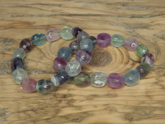 fluoryt * bransoletka - kolekcja Nugget