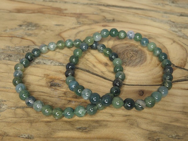 agat mszysty * bransoletka 6mm