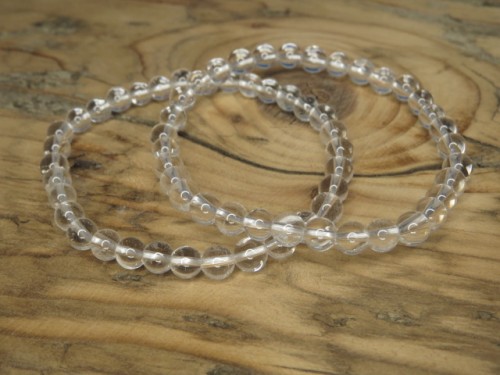 kryształ górski * bransoletka 6mm