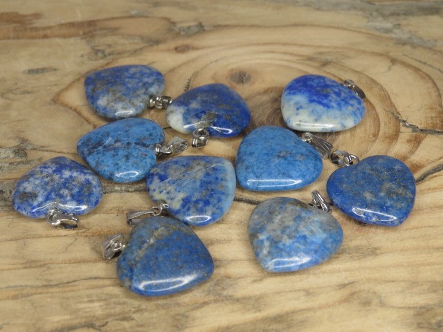 serduszko z lapis lazuli * wisiorek