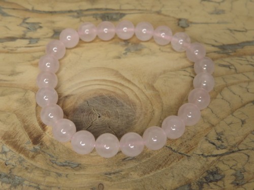 kwarc różowy * bransoletka 8mm
