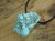 howlit turkusowy * amulet na rzemieniu