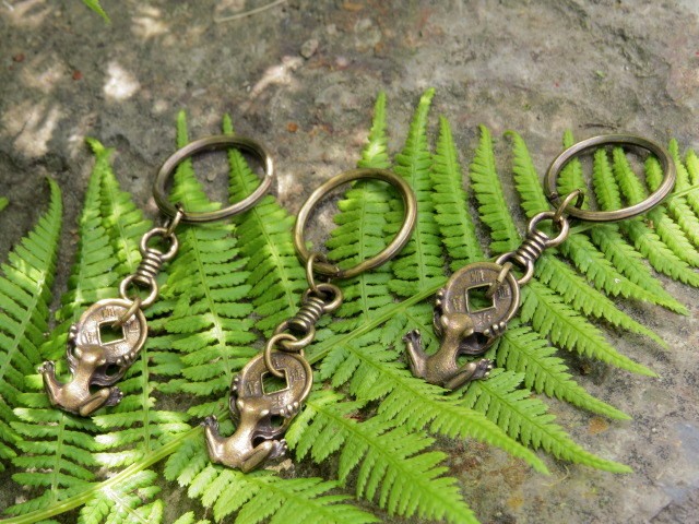 żabka bogactwa - talizman * brelok *  symbol dobrobytu * pomnażanie pieniędzy