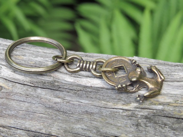 żabka bogactwa - talizman * brelok *  symbol dobrobytu * pomnażanie pieniędzy