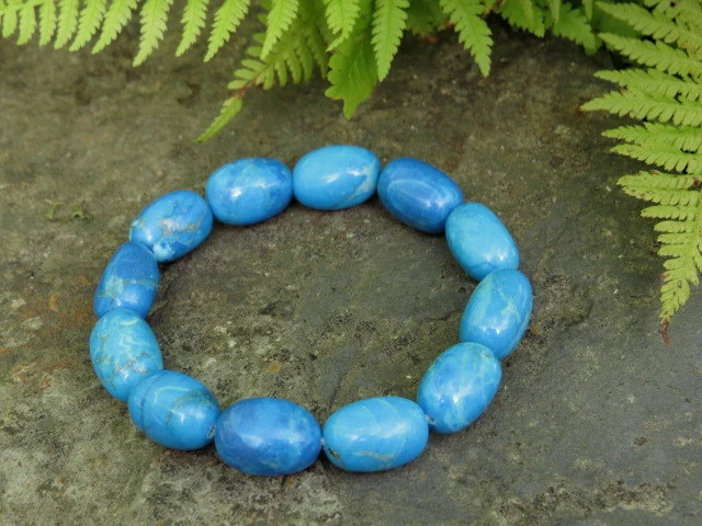 howlit turkusowy * bransoletka - kolekcja Nugget