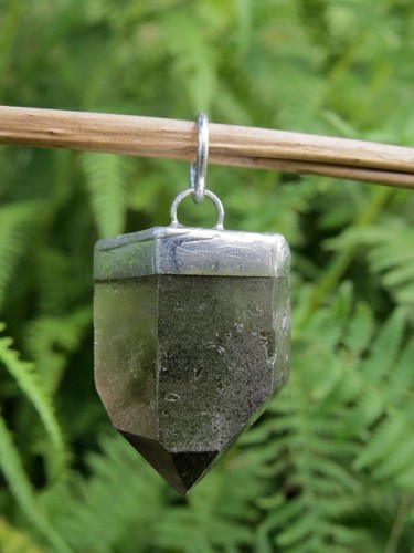 kwarc dymny * wisior amulet