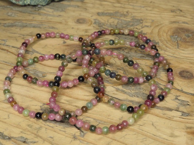 turmalin * bransoletka 4mm