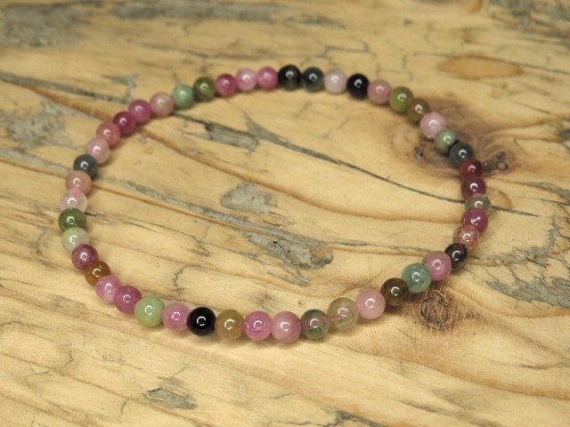 turmalin * bransoletka 4mm