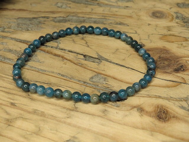 apatyt niebieski * bransoletka 4mm