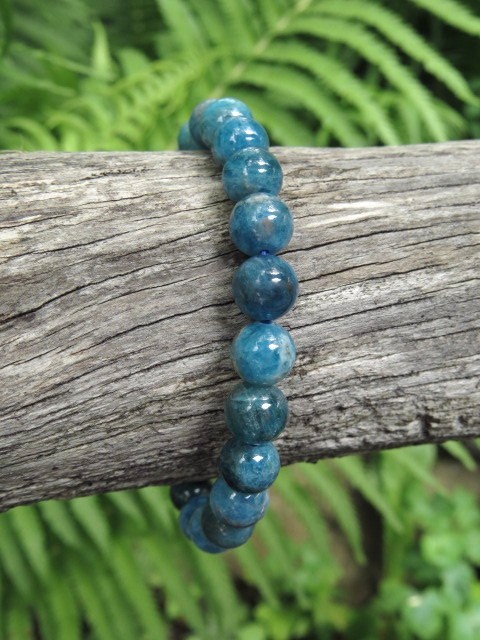 apatyt niebieski * bransoletka 8mm