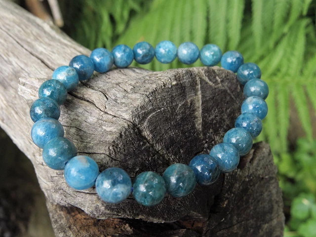apatyt niebieski * bransoletka 8mm