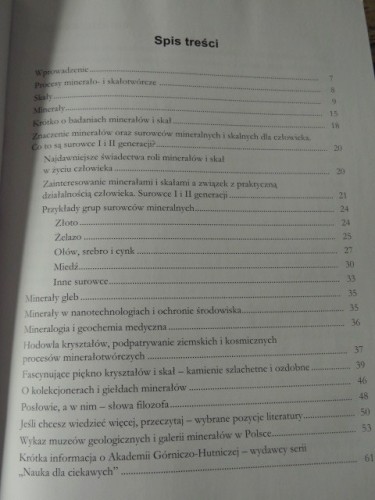 Nauka dla ciekawych. MINERAŁY, SKAŁY, ICH PRAKTYCZNE ZNACZENIE I PIĘKNO