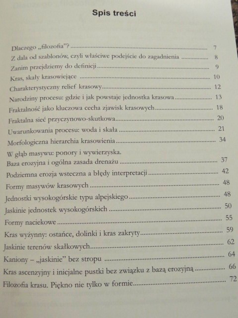 Nauka dla ciekawych. FILOZOFIA KRASU