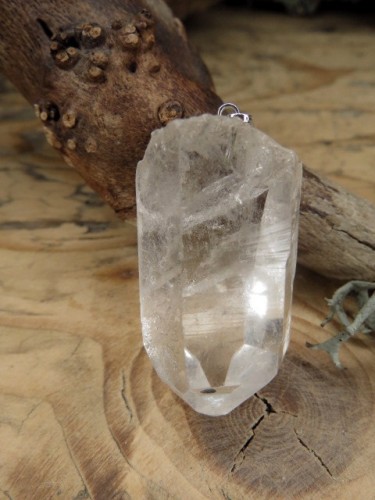 kryształ górski * wisior amulet ochronny