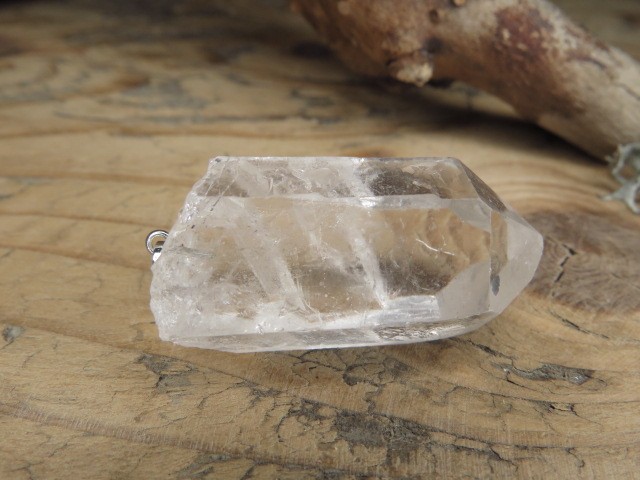 kryształ górski * wisior amulet ochronny