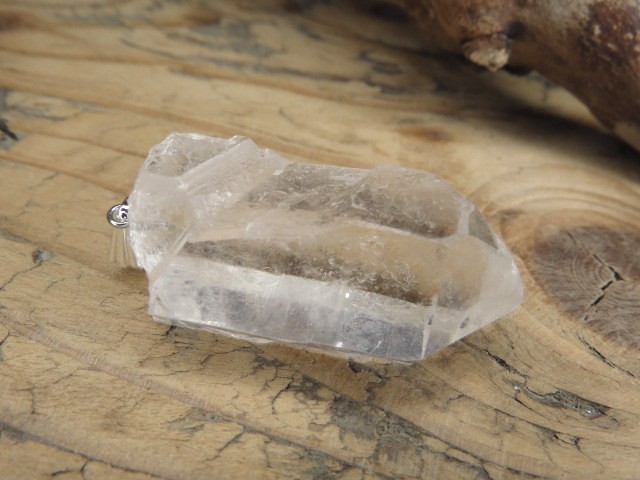kryształ górski * wisior amulet ochronny