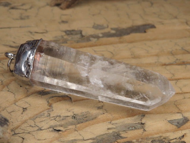 kryształ górski * Polska Jegłowa * wisior amulet