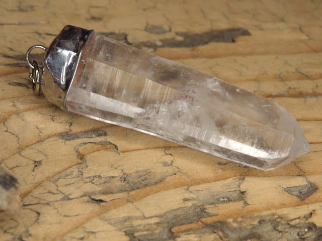 kryształ górski * Polska Jegłowa * wisior amulet