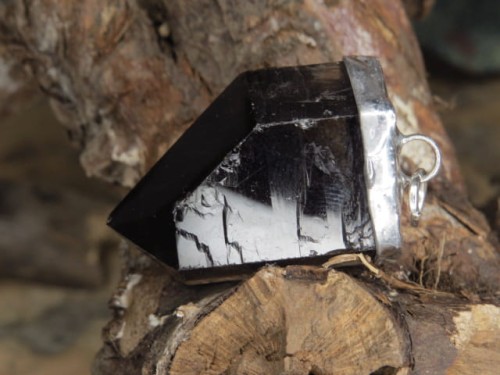 kwarc dymny * wisior amulet