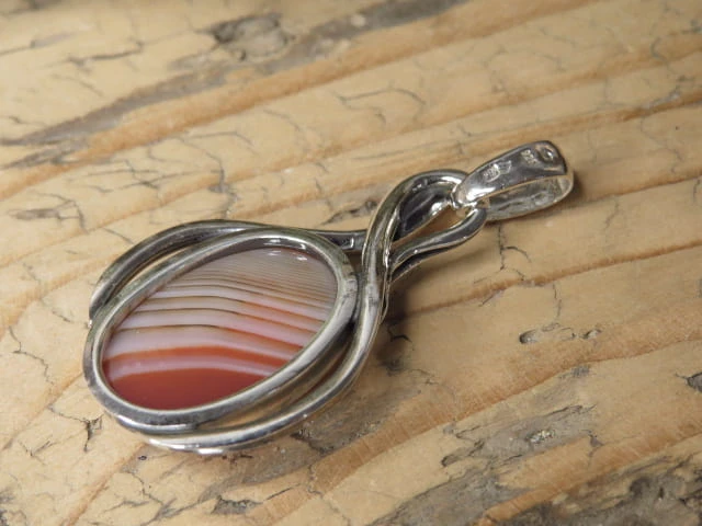 agat pomarańczowy * wisior