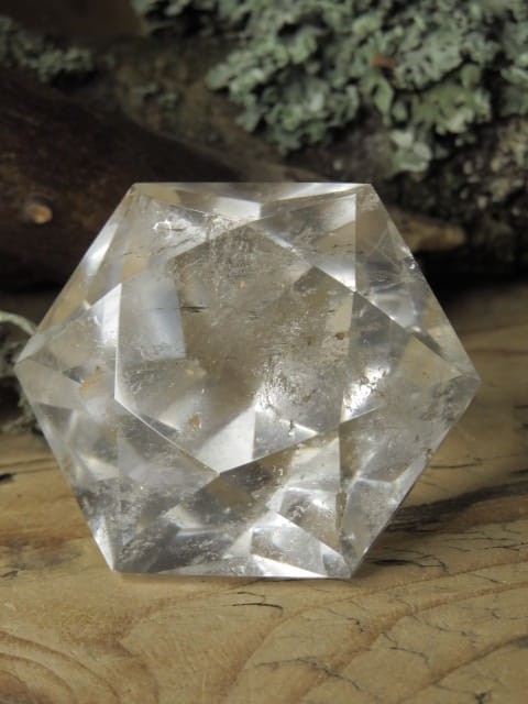 kryształ górski - szlif diamentowy