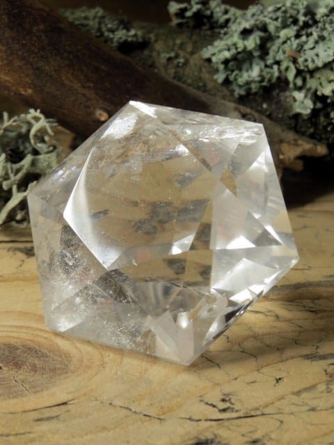 kryształ górski - szlif diamentowy
