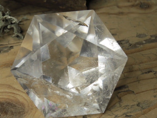 kryształ górski - szlif diamentowy