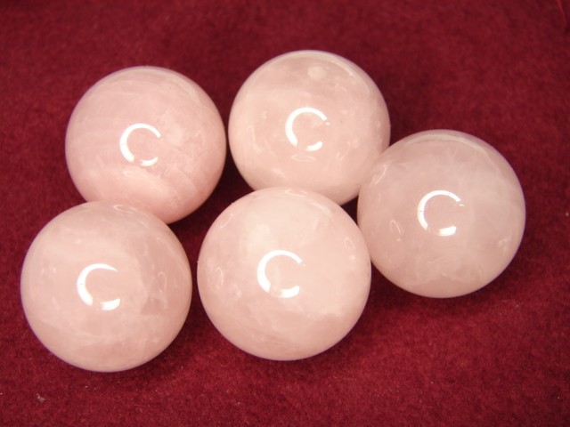 kwarc różowy * kulka 2cm