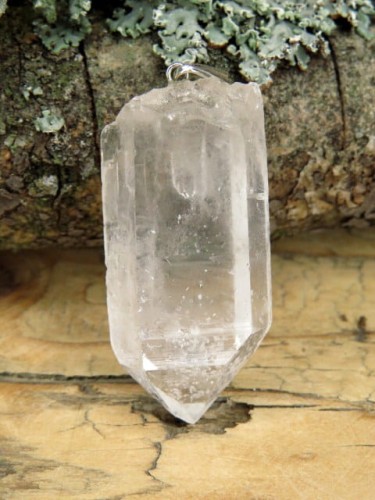 kryształ górski * wisior amulet ochronny