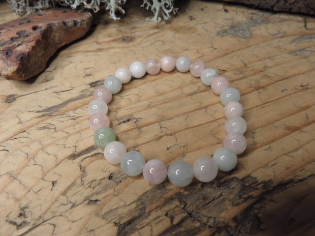 beryle - akwamaryn, morganit * bransoletka 8mm