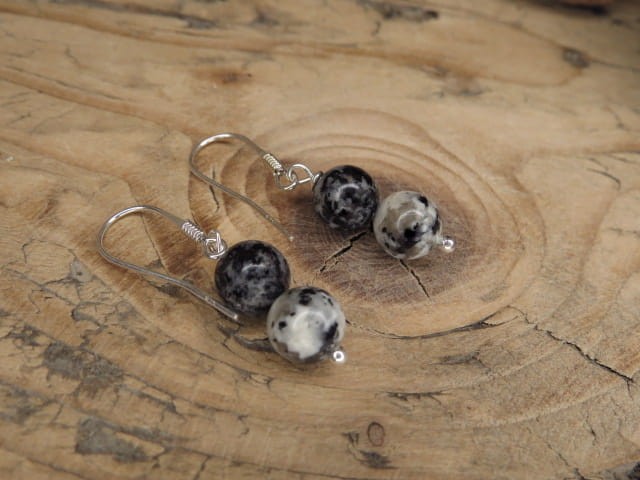 granit, dioryt * kolczyki