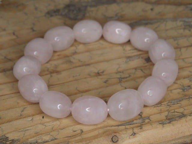 kwarc różowy * bransoletka - kolekcja Nugget