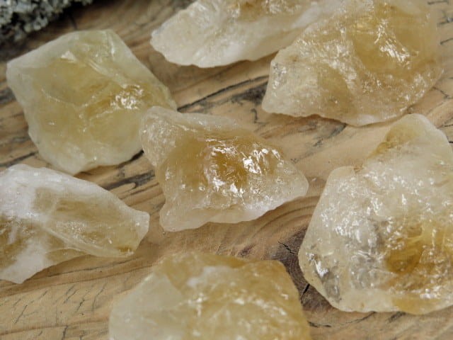 cytryn - kamień traktowany