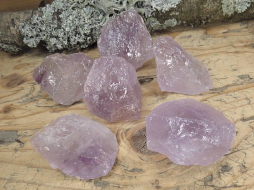 ametyst wrzosowy Brazylia - bryłki