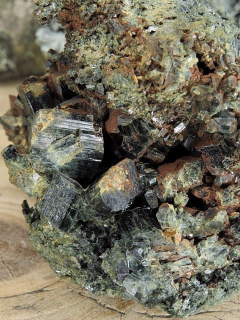 diopsyd RPA - kryształy