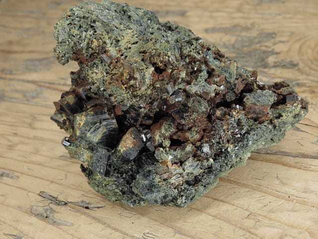 diopsyd RPA - kryształy