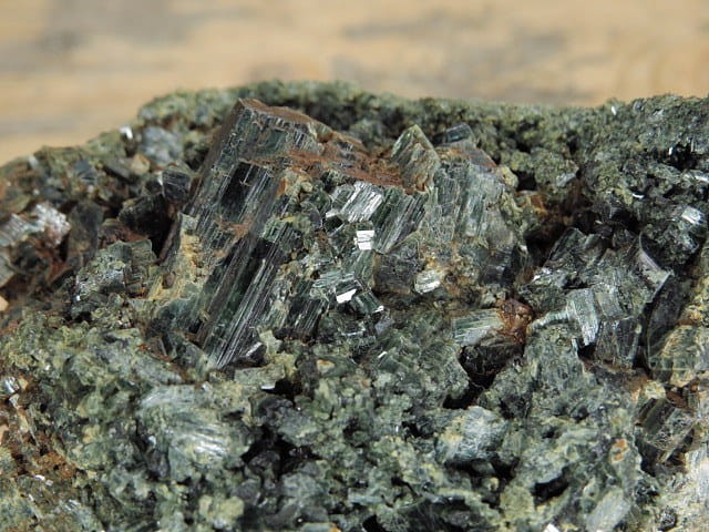 diopsyd RPA - kryształy