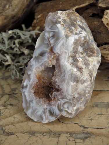 agat z geodą Brazylia