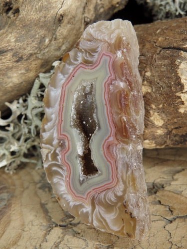 agat z geodą Brazylia