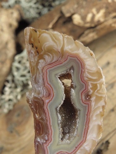 agat z geodą Brazylia