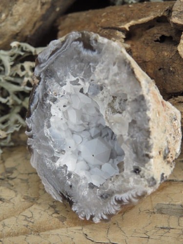 agat z geodą Brazylia