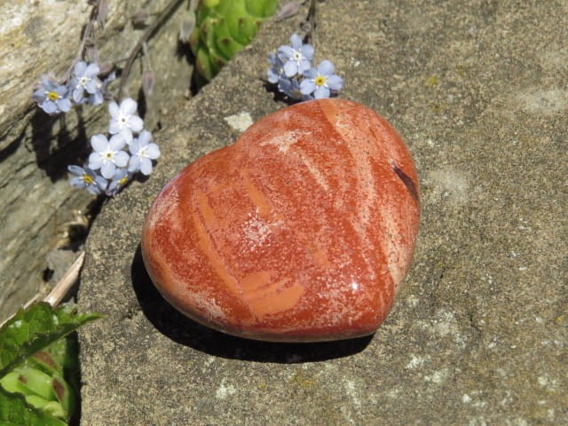 jaspis czerwony serce - serduszko z jaspisu