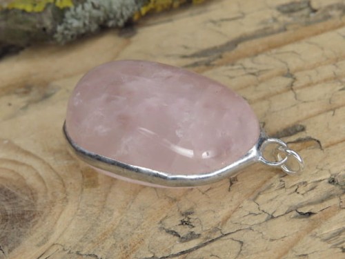 kwarc różowy * wisior