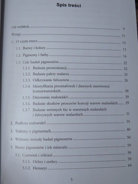 Nauka dla ciekawych. Barwny świat pigmentów mineralnych - od prehistorii do wieku XVIII