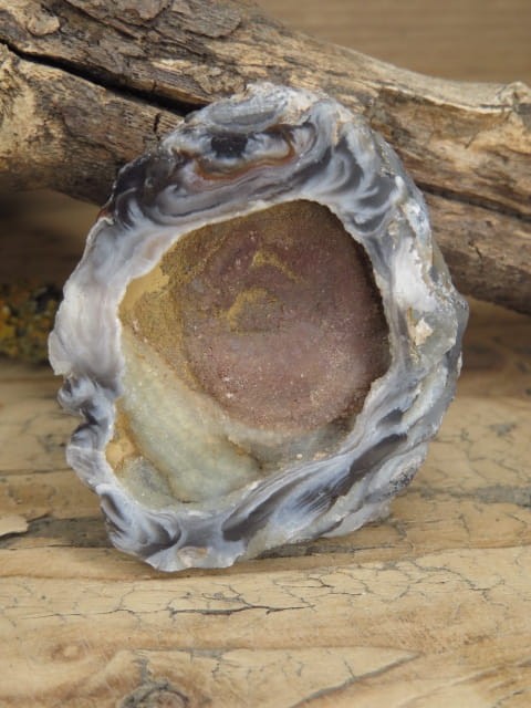 agat z geodą Brazylia