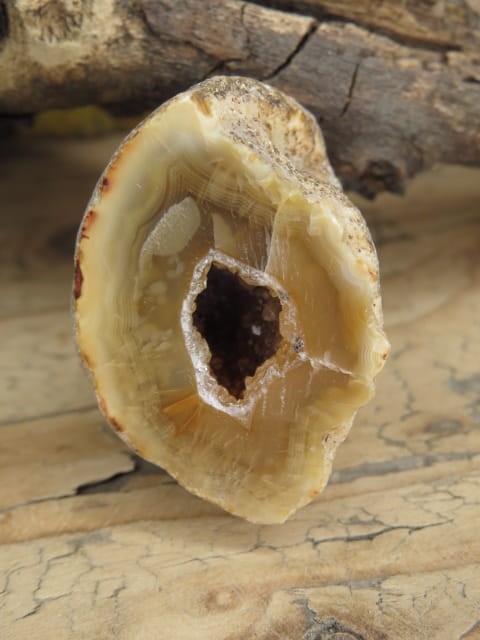 agat z geodą Brazylia