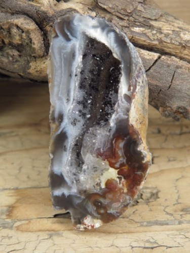 agat z geodą Brazylia